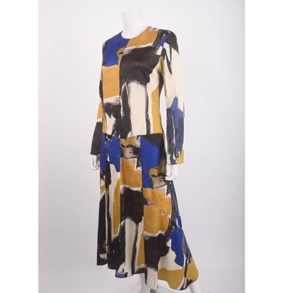 Abstract Print Mini Dress - Picture 2 of 2